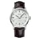 MIDO Multifort M Automatic Mens Watch Silver Dial 42mm Stainless Steel Case Brown Leather Strap M0384301603100
