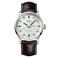 MIDO Multifort M Automatic Mens Watch Silver Dial 42mm Stainless Steel Case Brown Leather Strap M0384301603100