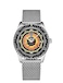 MIDO Ocean Star Decompression Worldtimer Swiss Automatic GMT Watch for Men Black Dial Stainless Steel 405mm Case M0268291705100
