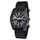 BERTUCCI 13350 Mens A3P Sportsman Vintage Watch Black Band Black Dial