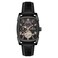 Thomas Earnshaw Mens 37mm Heritage Kensington Multifunction Automatic Officer Black Watch with Leather Strap ES829606