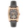 Thomas Earnshaw Mens 37mm Heritage Kensington Multifunction Automatic Copper Grey Watch with Leather Strap ES829605