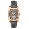 Thomas Earnshaw Mens 37mm Heritage Kensington Multifunction Automatic Copper Grey Watch with Leather Strap ES829605