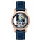 Thomas Earnshaw Mens 43mm Fowler Bridge Automatic Watch with Leather Strap ES8225 Blue Modern
