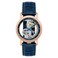Thomas Earnshaw Mens 43mm Fowler Bridge Automatic Watch with Leather Strap ES8225 Blue Modern