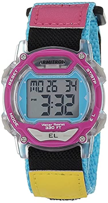 Armitron Sport UnisexAdults Quartz Sport Watch with Nylon Strap Multicolor 24 Model 457004CPR