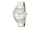 Timex Mens Easy Reader 38mm Watch TwoTone Case White Dial with TwoTone Stainless Steel Expansion Band