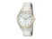 Timex Mens Easy Reader 38mm Watch TwoTone Case White Dial with TwoTone Stainless Steel Expansion Band