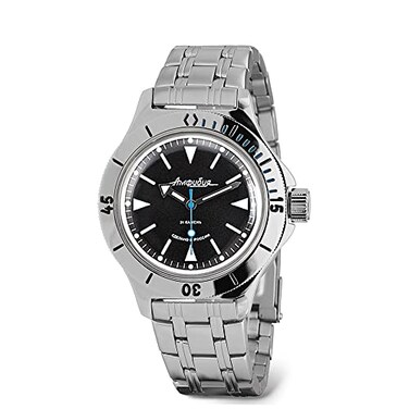 VOSTOK Amphibia 120512 Automatic SelfWinding Diver Wrist Watch Steel Bracelet