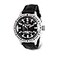 VOSTOK Amphibia 420269 Automatic Mechanical Diver Watch Black Leather Band