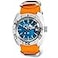 VOSTOK Amphibia 710059 Scuba Dude Automatic SelfWinding Diver Wrist Watch Orange Strap