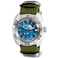 VOSTOK Amphibia 710059 Scuba Dude Automatic SelfWinding Diver Wrist Watch Green Strap