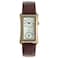 Peugeot Vintage Contoured Doctors Style Watch with Leather Band