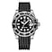 ADDIESDIVE Quartz Watches for Men Diver 200 M Steel Watch with Waterproof Waffle Rubber Strap