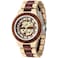 Dentily Mens Wooden Watches Mens Mechanical Automatic Movement Watch Automatic SelfWinding Mens Wristwatch