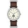 Timex Mens NHL Weekender 40mm Watch Dallas Stars with Brown Genuine Leather SlipThru Strap