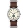 Timex Mens NHL Weekender 40mm Watch Dallas Stars with Brown Genuine Leather SlipThru Strap