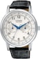 Citizen Mens EcoDrive Corso Classic Watch in Stainless Steel with Black Leather Strap Ivory Dial 42mm Model AO900006B