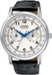 Citizen Mens EcoDrive Corso Classic Watch in Stainless Steel with Black Leather Strap Ivory Dial 42mm Model AO900006B