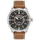 Citizen Mens EcoDrive 3Hand Date Avion Watch with Leather Strap Style AW136110H