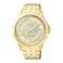 Citizen Quartz Mens Watch Stainless Steel Classic GoldTone Model BF201356P