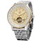 FORSINING Mens Self Winding Waterproof Automatic Stainless Steel Skeleton Tourbillon Calendar Wrist Watch