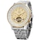 FORSINING Mens Self Winding Waterproof Automatic Stainless Steel Skeleton Tourbillon Calendar Wrist Watch