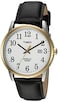 Timex Mens Easy Reader Quartz Brass and Leather Casual Watch ColorBlack Model TW2R300009J