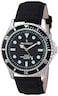 Peugeot Mens Sport Bezel Watch with Black Canvas Wrist Band