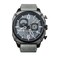 AVI-8 AVI8 Mens 45mm Hawker Hunter Retrograde Chronograph Sea Gray Watch with Leather Strap AV405203