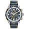 Citizen Mens EcoDrive Promaster Air Skyhawk Atomic Time Keeping Pilot Watch in Stainless Steel with Blue Leather Strap Blue Dial Model JY807801L
