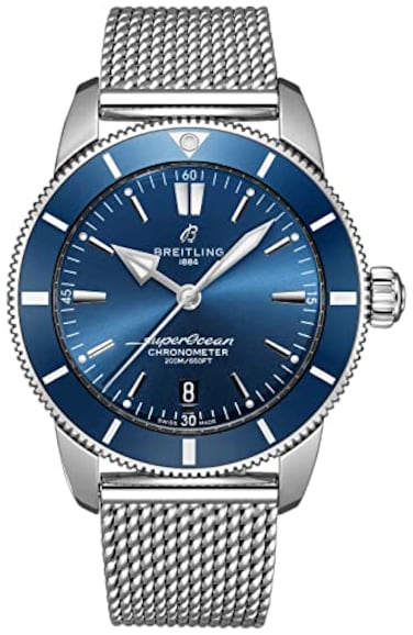Breitling Superocean Heritage II Automatic Chronometer 44 mm Blue Dial Mens Watch AB2030161C1A1