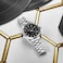 Stuhrling Original Mens Symphony Regent Coronet Stainless Steel Bracelet Watch Black