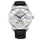 Stuhrling Original Sthrling Original Mens Skeleton Automatic Watch Winchester 44 Elite Stainless Steel Case Mechanical Movement Leather Strap