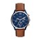 Fossil Fenmore Midsize Multifunction Luggage Leather Watch