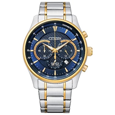 Citizen Mens Quartz Dress Watch with Stainless Steel Strap TwoTone 22 Model AN819451L