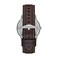 Fossil Mens Neutra Quartz Stainless Steel and Leather Moonphase Watch Color Silver Brown Moonphase Model FS5905