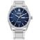 Citizen Mens Classic EcoDrive Watch with 3Hand Day and Date Stainless Blue Dial