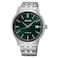 Seiko Herren Analog Automatik Uhr mit Edelstahl Armband SRPH92K1 Silber Grn Bracelet