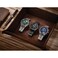 CITIZEN Mens Classic Corso EcoDrive Watch Chronograph 1224 Hour Time Date Sapphire Crystal StainlessGreen Dial