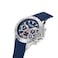 Nautica Mens NST Chrono Blue Silicone Strap Watch Model NAPNSF201