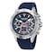 Nautica Mens NST Chrono Blue Silicone Strap Watch Model NAPNSF201
