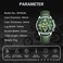 NAVIFORCE Sport Watches for Men Analog Quartz Chronograph Leather Strap Wrist Watch