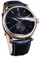 MASTOP Mens Minimalist White Dial Automatic Watch Stainless Steel with Leather Strap Mechanical Watch for Men Gold Black