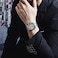 RollsTimi Pagani Design Mens Automatic Watches Diamond Rainbow Automatic Mechanical Waterproof Stainless Steel Chronograph Skeleton Men 40mm QA1653 Gem Circle Silver Black