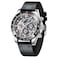 RollsTimi Pagani Design Mens Automatic Watches Diamond Rainbow Automatic Mechanical Waterproof Stainless Steel Chronograph Skeleton Men 40mm QA1653 Tape Silver Black
