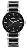 Rado Centrix Automatic Black Dial Silver Index Date Display and Swiss Automatic Movement