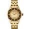 SEIKO SRPK48 Automatic Watch for Men Presage Collection Gold Patterned Dial Stainless Steel GoldFinish WaterResistant 50M