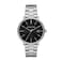Michael Kors Mens Watch Blake ThreeHand Date SilverTone Stainless Steel Watch for Men