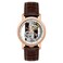 Thomas Earnshaw Mens 43mm Fowler Bridge Automatic Watch with Leather Strap ES822503